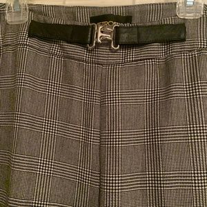 Plaid Herringbone Pants